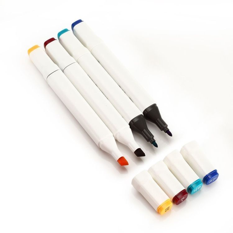 Jsdoin 24 Farben Dual Brush Marker – Feine & Pinselspitze Für Lettering & Malen