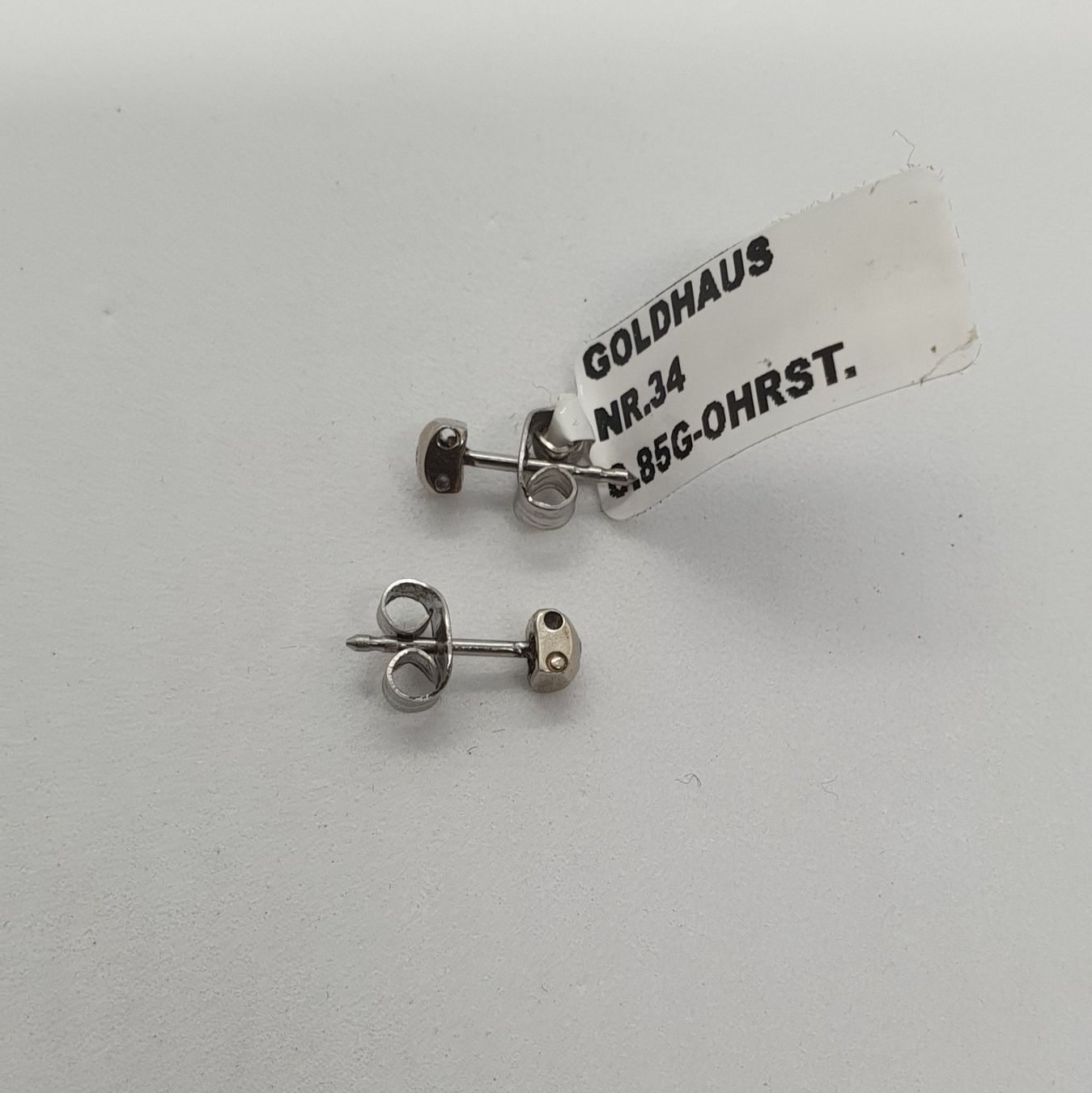 Orecchini pendenti & Orecchini a lobo: Edelstahl - Diamant Ohrstecker – Usato da Luzern venduto da Luzern-Goldhaus 2