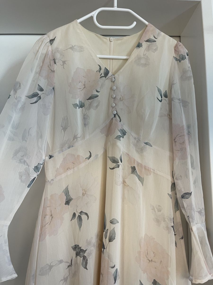 Shein Vestiti: Blumenkleid Langarm luftig leicht M – Usato da Bremgarten AG venduto da arl_8nbf 1