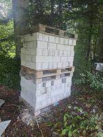 Leichtbauplatten Ziegelsteine Paletten 2 Stk. guter Zustand