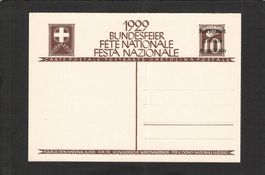 Bundesfeierkarte 1929 , SBK Nr. 50 , Entwertet