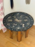 Orientalischer Beistelltisch mit Tablett, Ø 75 cm