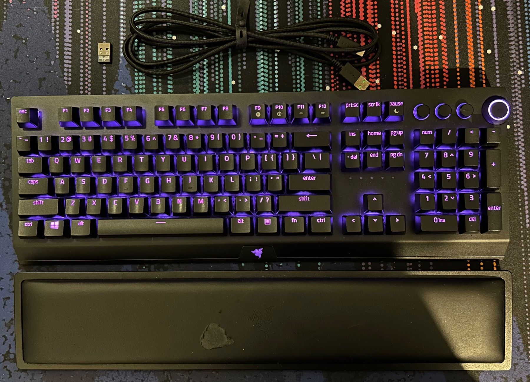 Razer Tastiere: Razer Blackwidow V3 Pro keyboard with EPOMAKER MARRS keycaps – Usato da Basel venduto da petergy 3