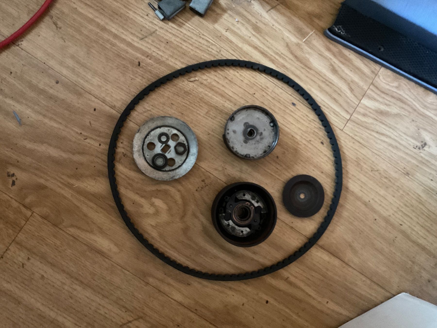 Piaggio Mofa-Ersatzteile: Kit transmission embrayage Piaggio Bravo Prima série – Gebraucht aus Arbaz von bla_l9gt 1