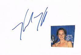 Helen Hunt 1963- Autogramm signiert Karte mBild 10x15cm