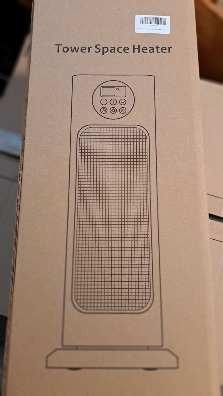 Radiatori: Heizlüfter Tower Space Heater – Nuovo e nell'imballaggio originale da Basel venduto da basileaner87