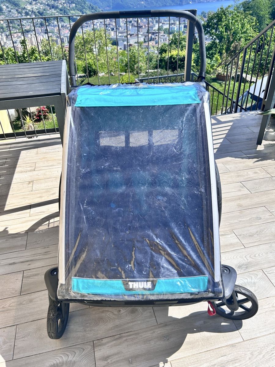 Thule Carrozzine: Thule Chariot Lite - Double Child Stroller, great condition – Usato da Porza venduto da car_5dy7 7