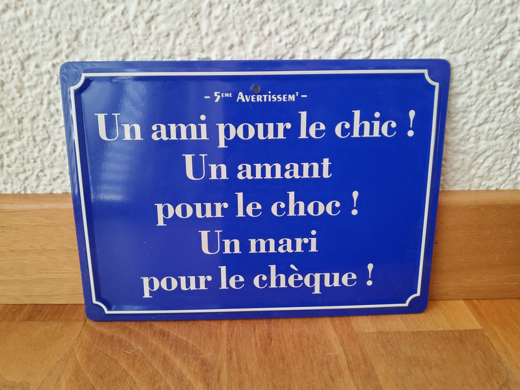 Insegne: Plaque décorative en métal – Usato da Malleray venduto da Broc-antique 4