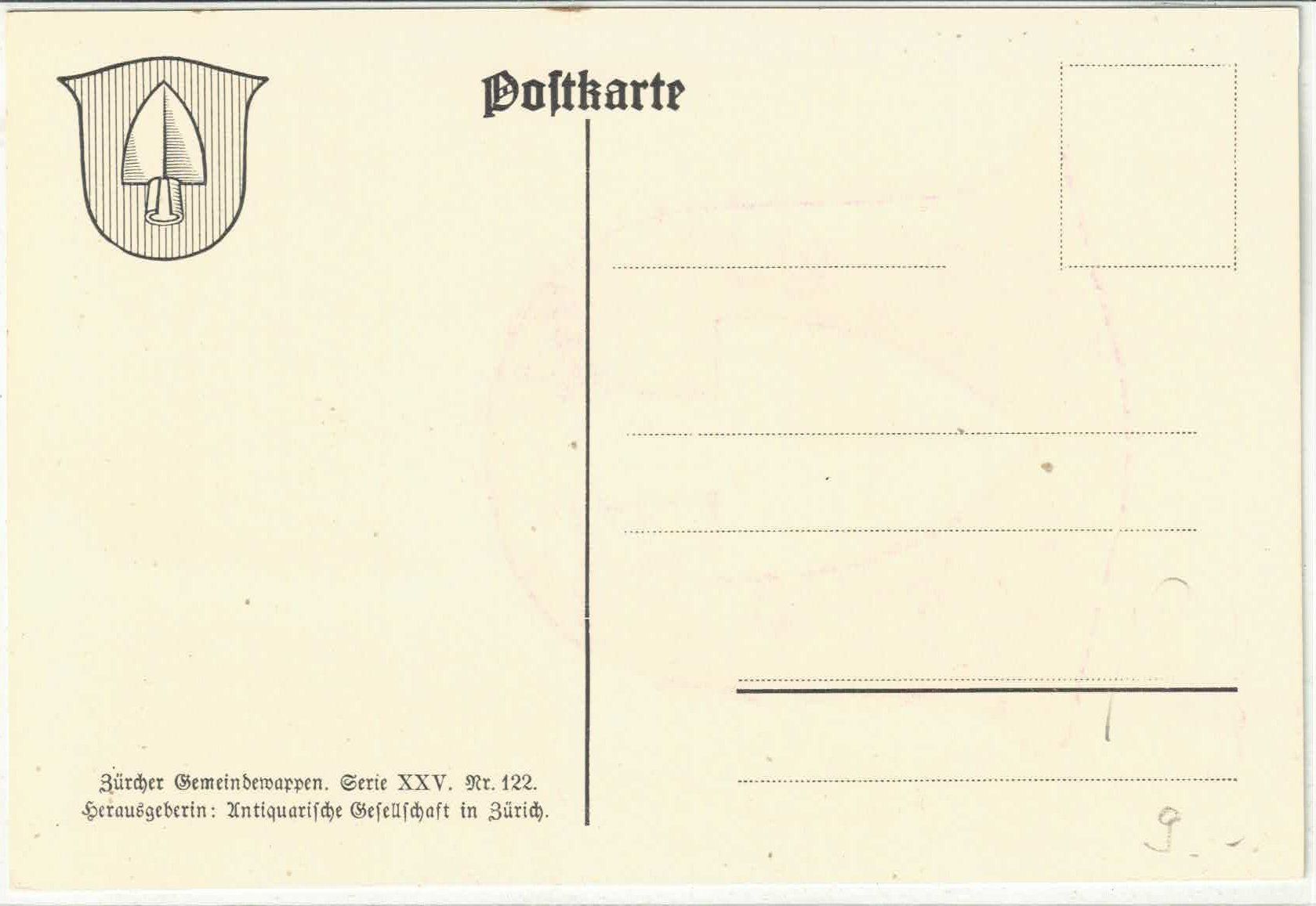 Cartoline postali: Gemeindewappen von Wil ZH – Usato da Ettingen venduto da Kartenplanet 1