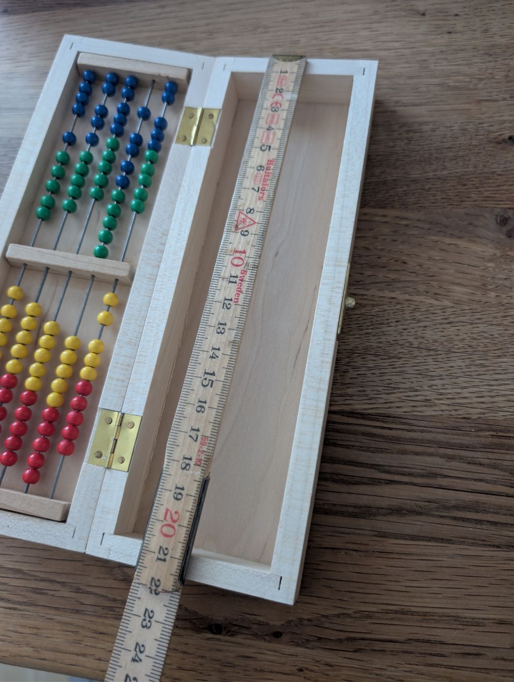 Articoli in legno: Aufbewahrungsbox mit Abakus  – Usato da Bern venduto da berneroberlaenderin 4