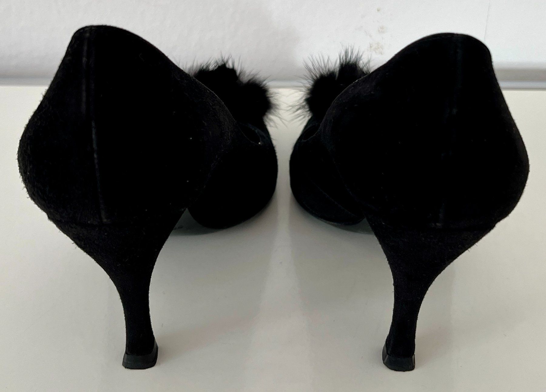 Sergio Rossi Scarpe da donna: Sergio Rossi Wildleder Pumps schwarz – Usato da Zürich venduto da nwr 3