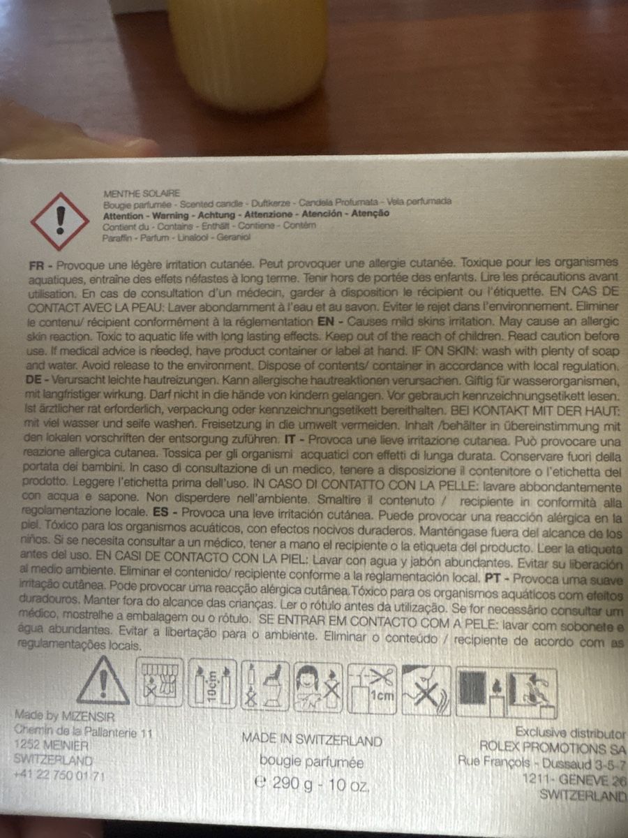 Candele: Rolex Candle with Box - new! – Nuovo (secondo la descrizione) da Zürich venduto da Menino 2