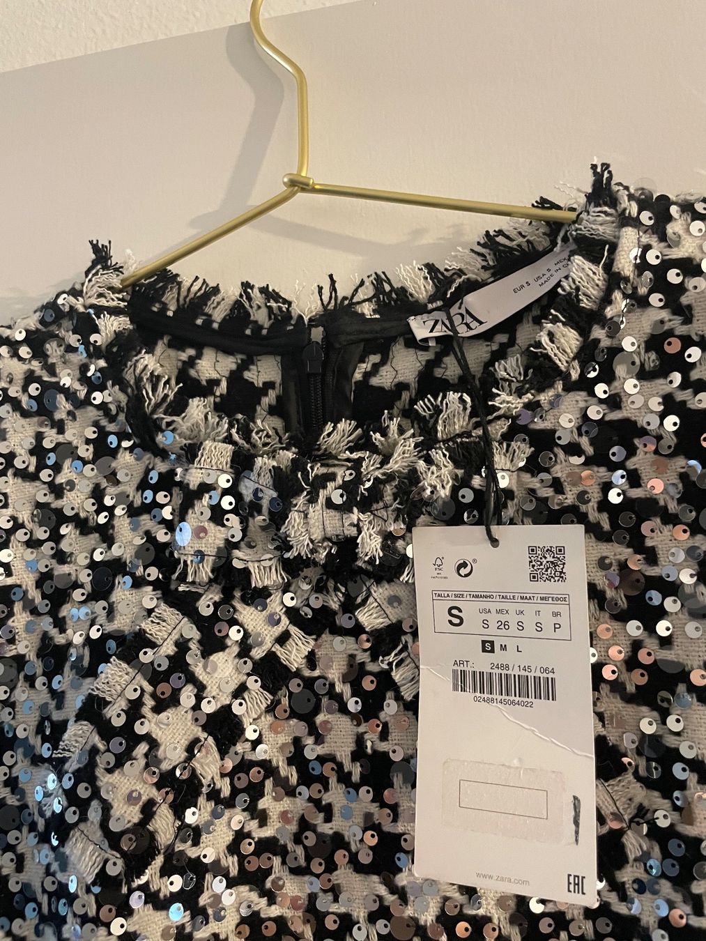 Zara Vestiti: Zara sequin mini dress with bow detail Small – Nuovo e nell'imballaggio originale da Embrach venduto da lau_2gtp 3