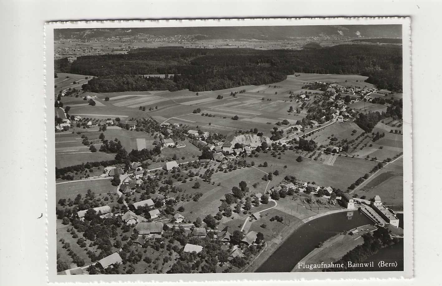 Cartoline postali: Bannwil, Flug, – Usato da Spiez venduto da Niesen20