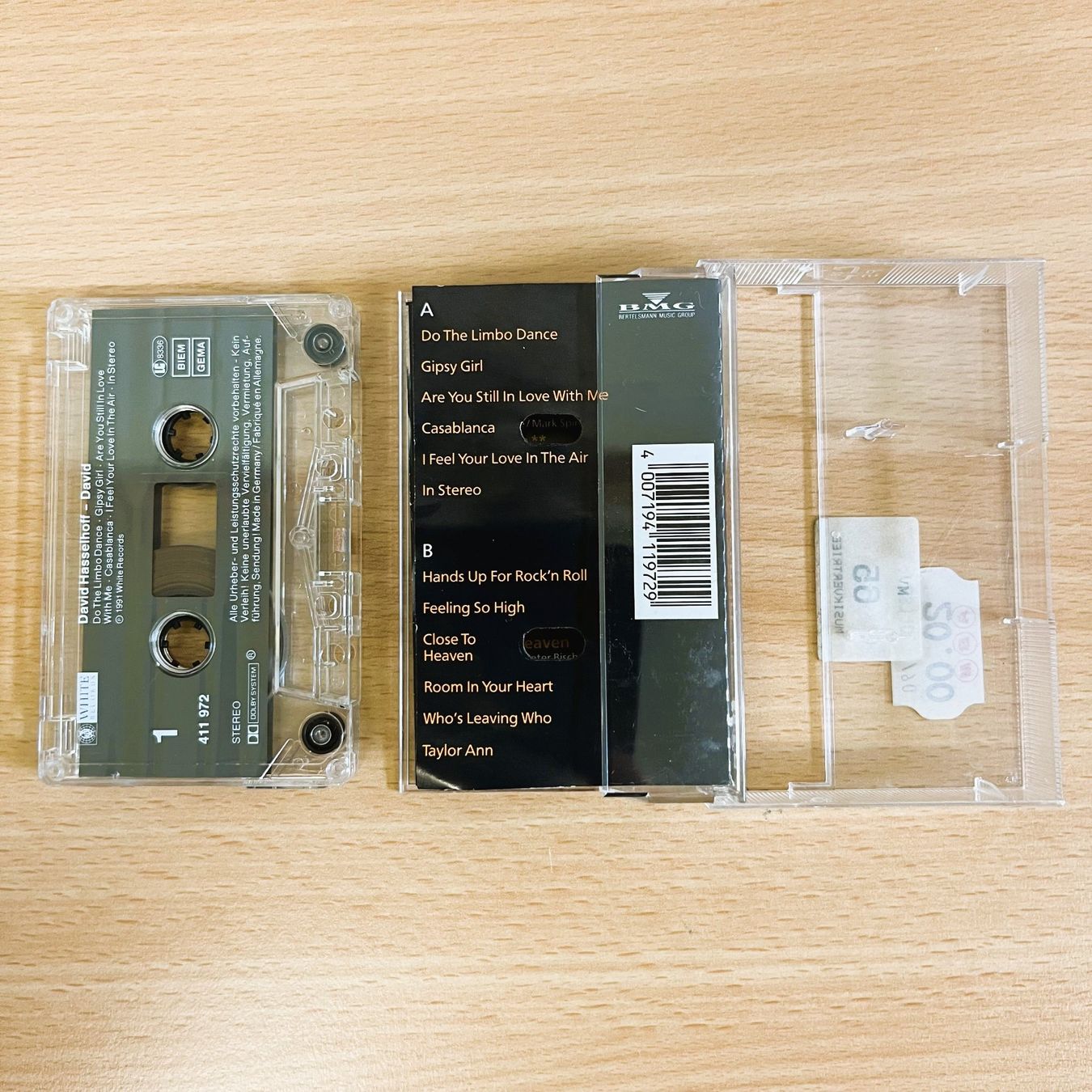 Musicassette: MC - David Hasselhoff - David – Usato da Amlikon-Bissegg venduto da riestig 1