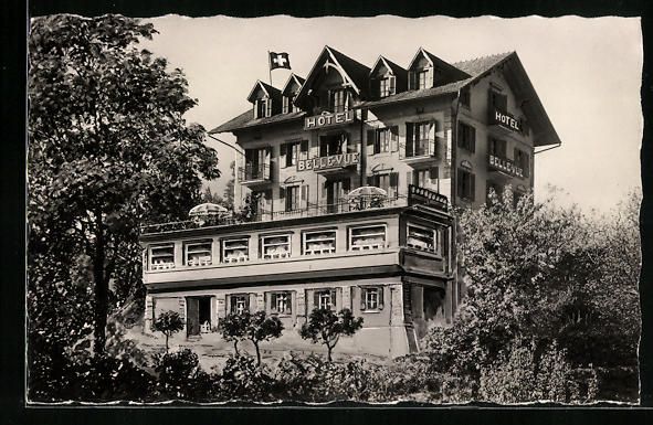 Cartes postales: AK Ringgenberg, Hotel Bellevue – D'occasion à Berlin par bartko-reher