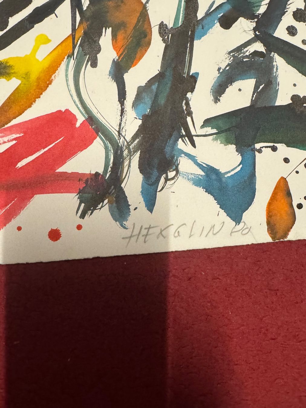 Dipinti: Aquarell Hand signiert Bild – Usato da Schlieren venduto da Freundlich02 3