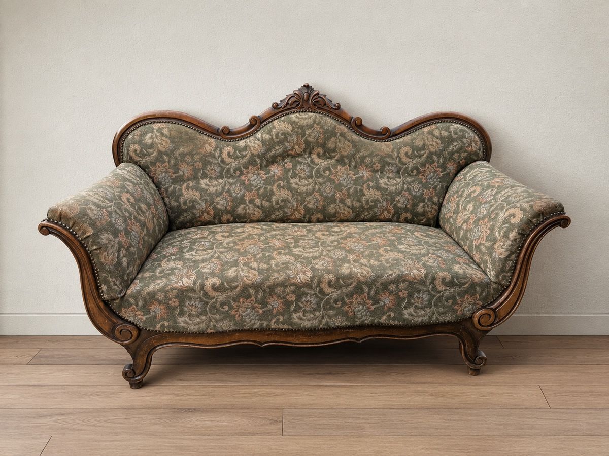 Sofas: Antikes Sofa, 1837-1901, Louis-Philippe-Stil – Gebraucht aus Dachsen von Lor_sch
