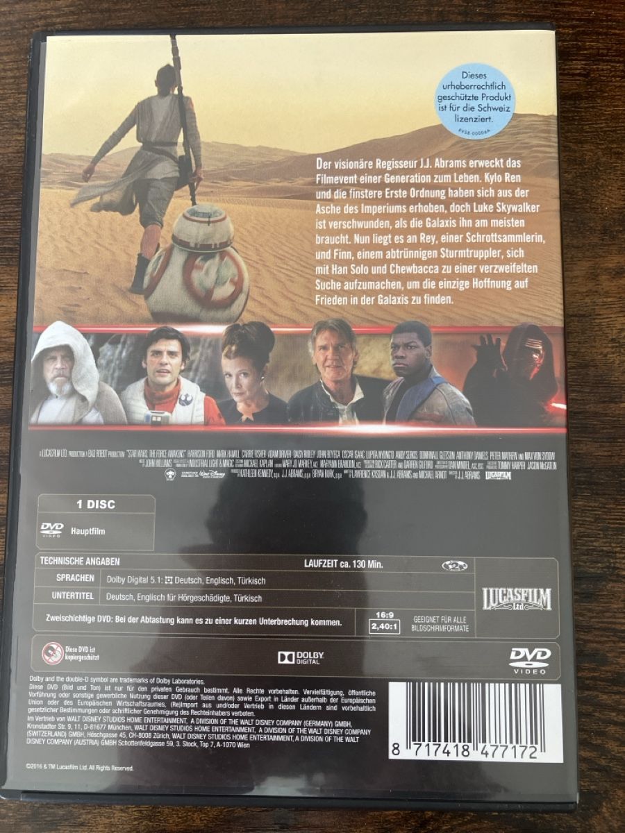 Alle DVDs: Star Wars Das Erwachen der Macht DVD – Gebraucht aus Glarus von Jhuber78 1