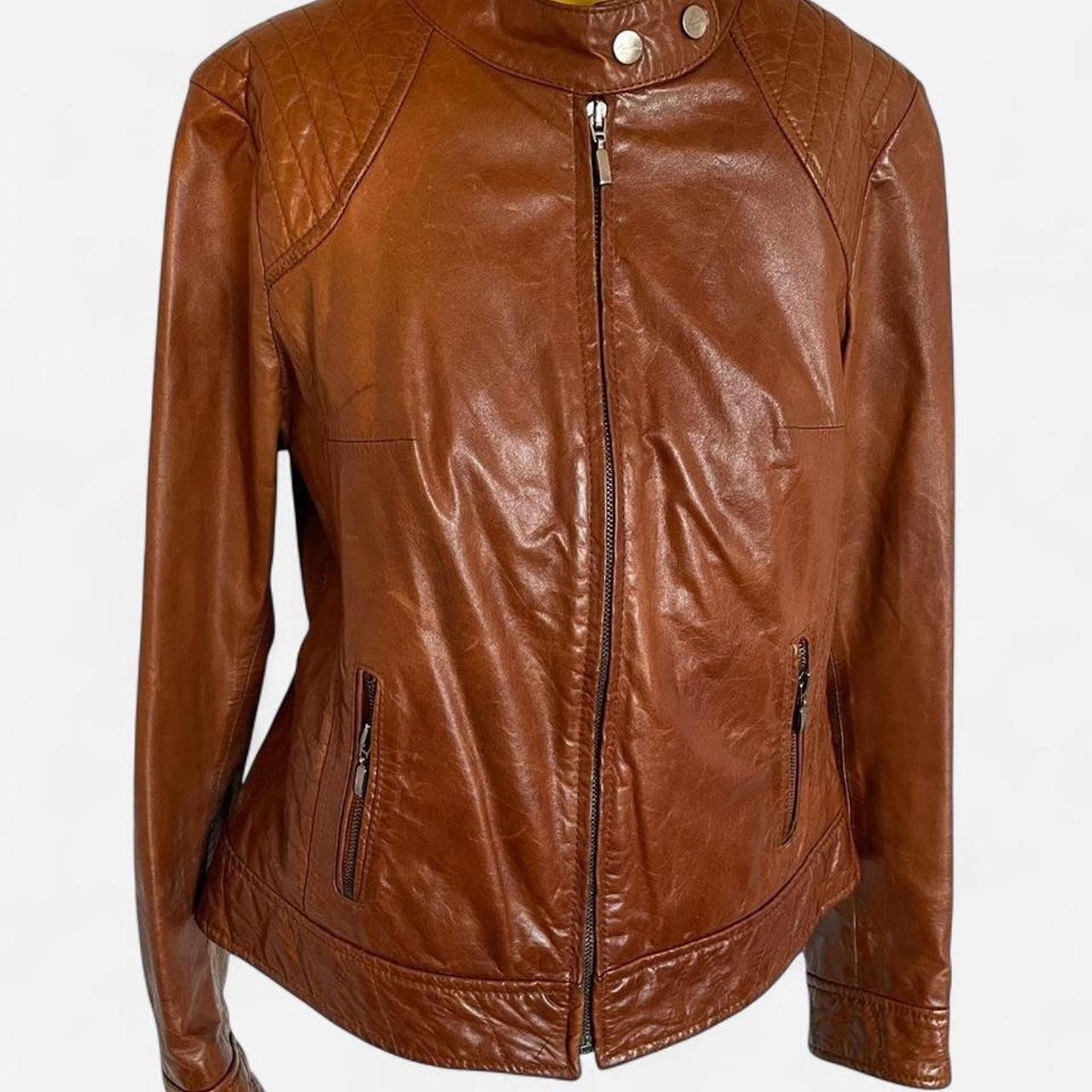 Giacche: Veste cuir marron camel - Taille S – Usato da Troinex venduto da Irisglo