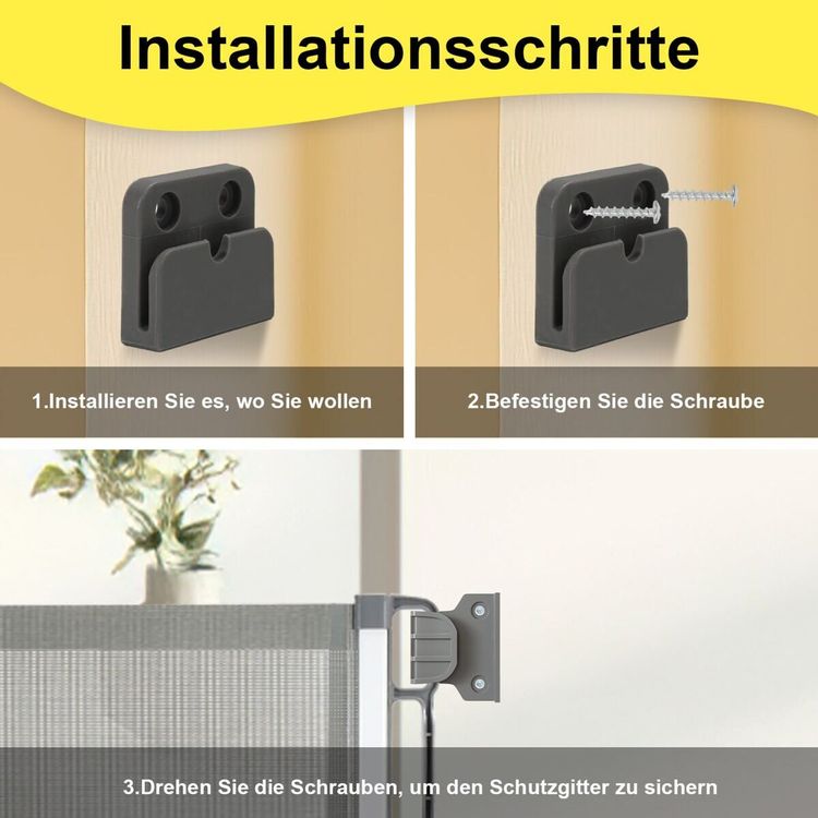 Sécurité: Kindergitter Babygitter Treppengitter – Neuf avec emballage d'origine à Schaffhausen par VendemosSchweiz 5