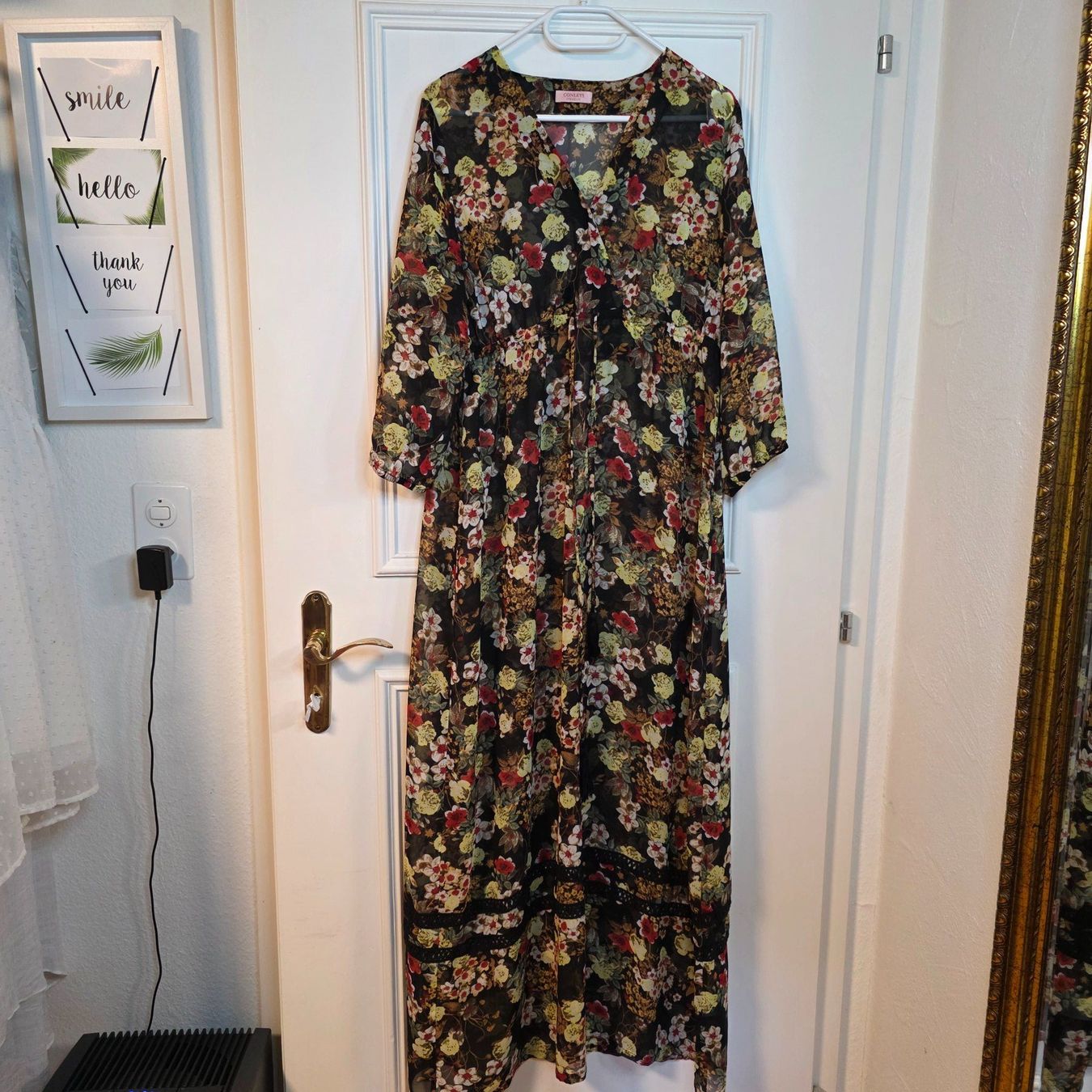 Vestiti: Conleys  Maxikleid Floral Boho Gr. M Top Zustand – Usato da Wald ZH venduto da CapLux 8