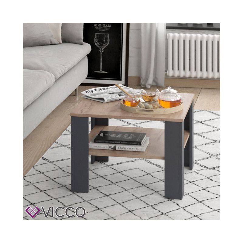 Tische: Couchtisch Beistelltisch Anthrazit/Sand - Sofatisch – Neu und originalverpackt aus Wallenwil von toesstal-vertrieb