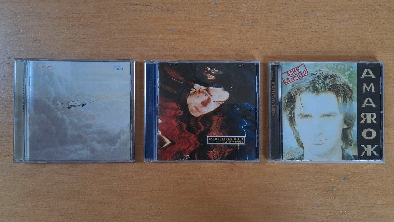 CD: Mike Oldfield 3 x HDCD – Usato da Oftringen venduto da Larissali