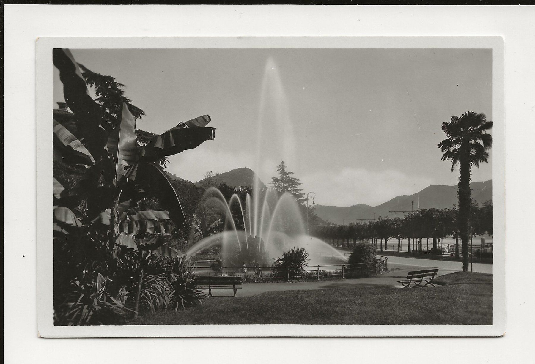 Ansichtskarten: AK ca.1930 Lugano Giardini – Gebraucht aus Greifensee von 315WDO