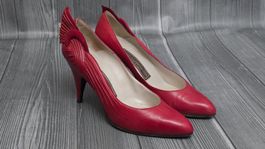 💞​ Gino Aldrovandi - Exquisite Leder Pumps / Vintage Luxus