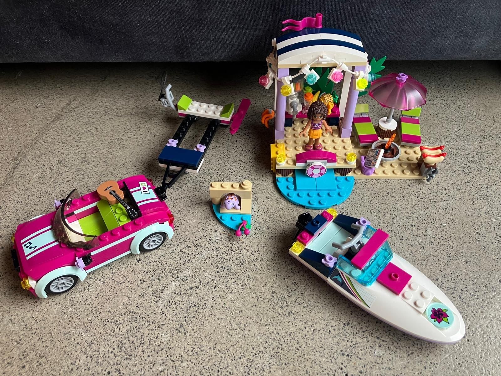 Lego Giocattoli: Lego Friends Andreas Rennboot- Transporter – Usato da Walenstadt venduto da mountaingirl30