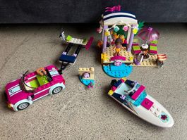 Lego Friends Andreas Rennboot- Transporter