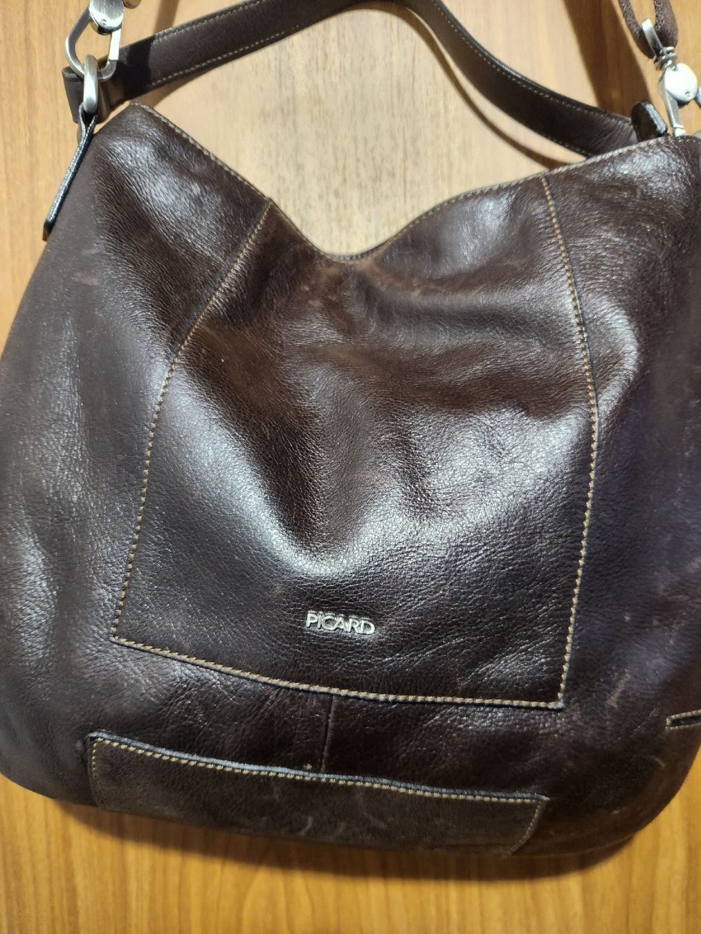 Picard Taschen für Damen: Sac à main en cuir marron Picard authentique – Gebraucht aus Niedergösgen von Eva2410 5