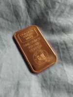 Kupferbarren Golden State Mint 1 Unze .999 Fine Copper