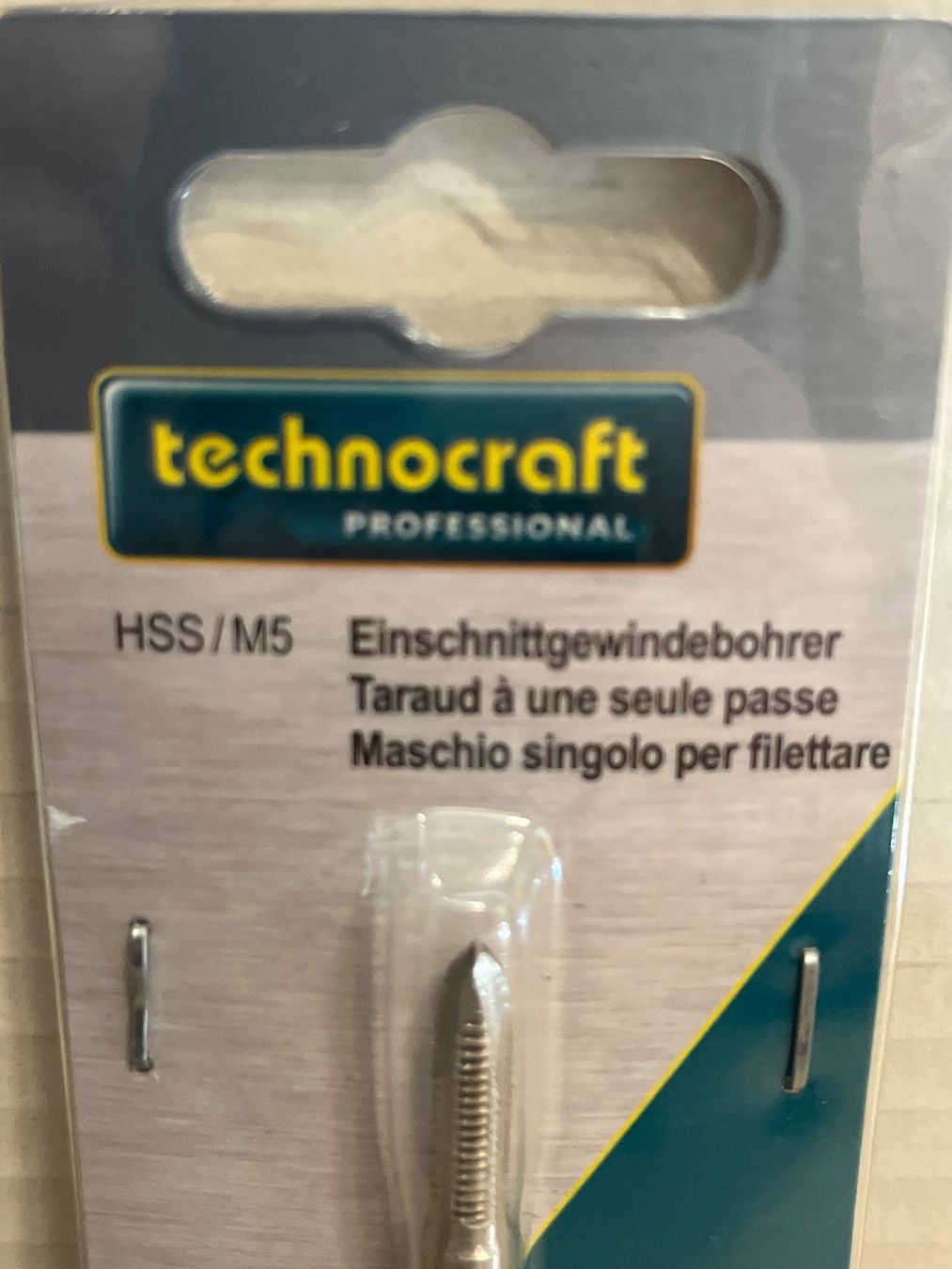 Technocraft Tutti gli attrezzi: Technocraft Einschnittgewindebohrer M5 HSS – Nuovo e nell'imballaggio originale da Tann venduto da Mad_less 1