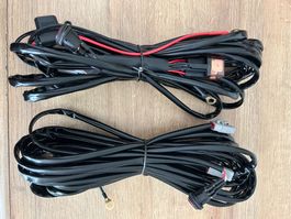 2x Stromkabel mit Relais für LED-Leiste und Scheinwerfer