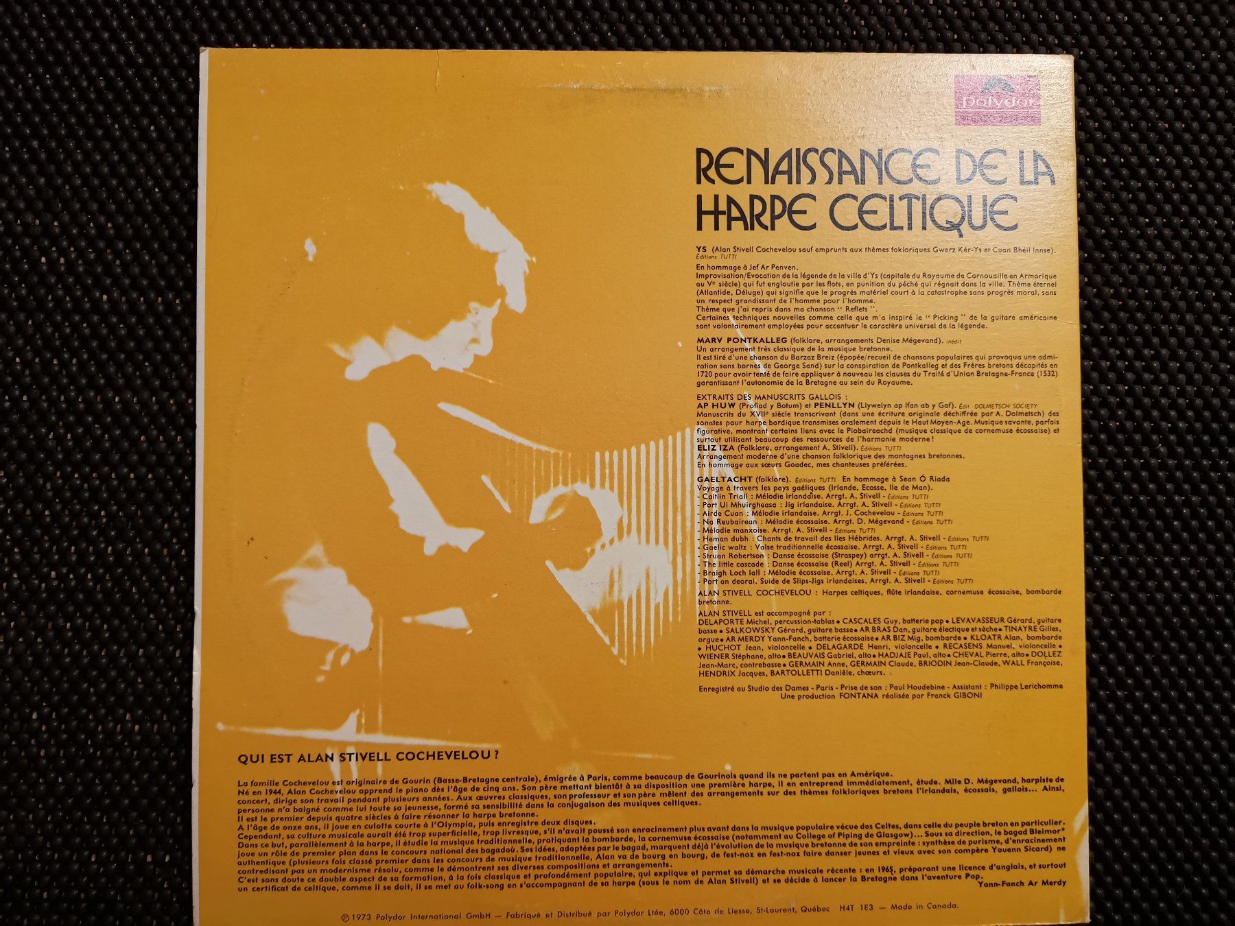 Dischi in vinile: Alan Stivell - Renaissance de la Harpe – Usato da Crissier venduto da froerli 2