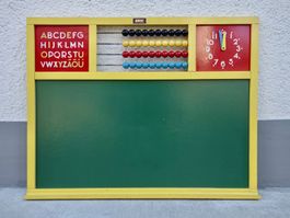 Brio Tafel Lernspielzeug Alphabet Uhr Abakus Kreidetafel