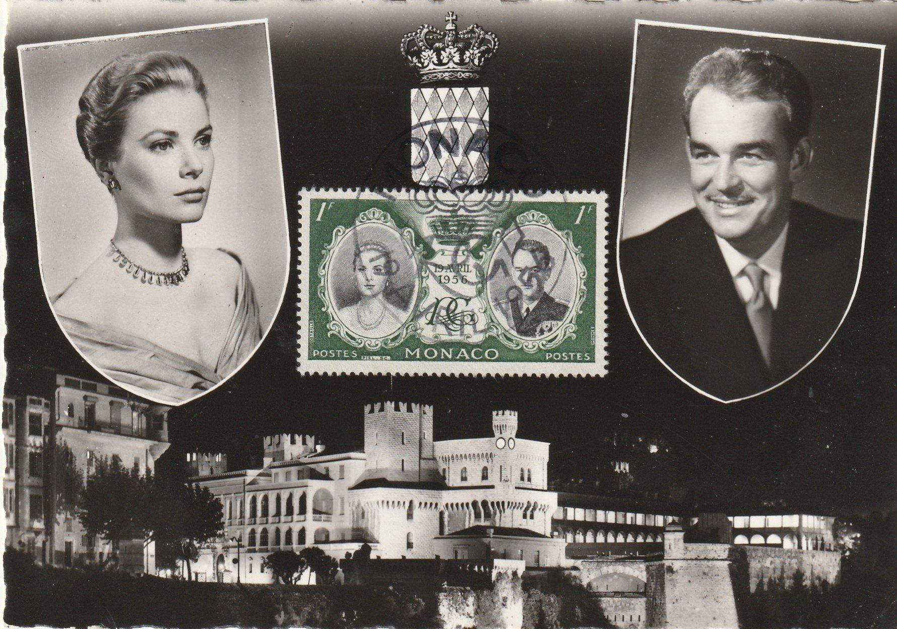 Alle Briefmarken: Monaco Maximumkarte 1956 – Gebraucht aus Rorschacherberg von fratovi2