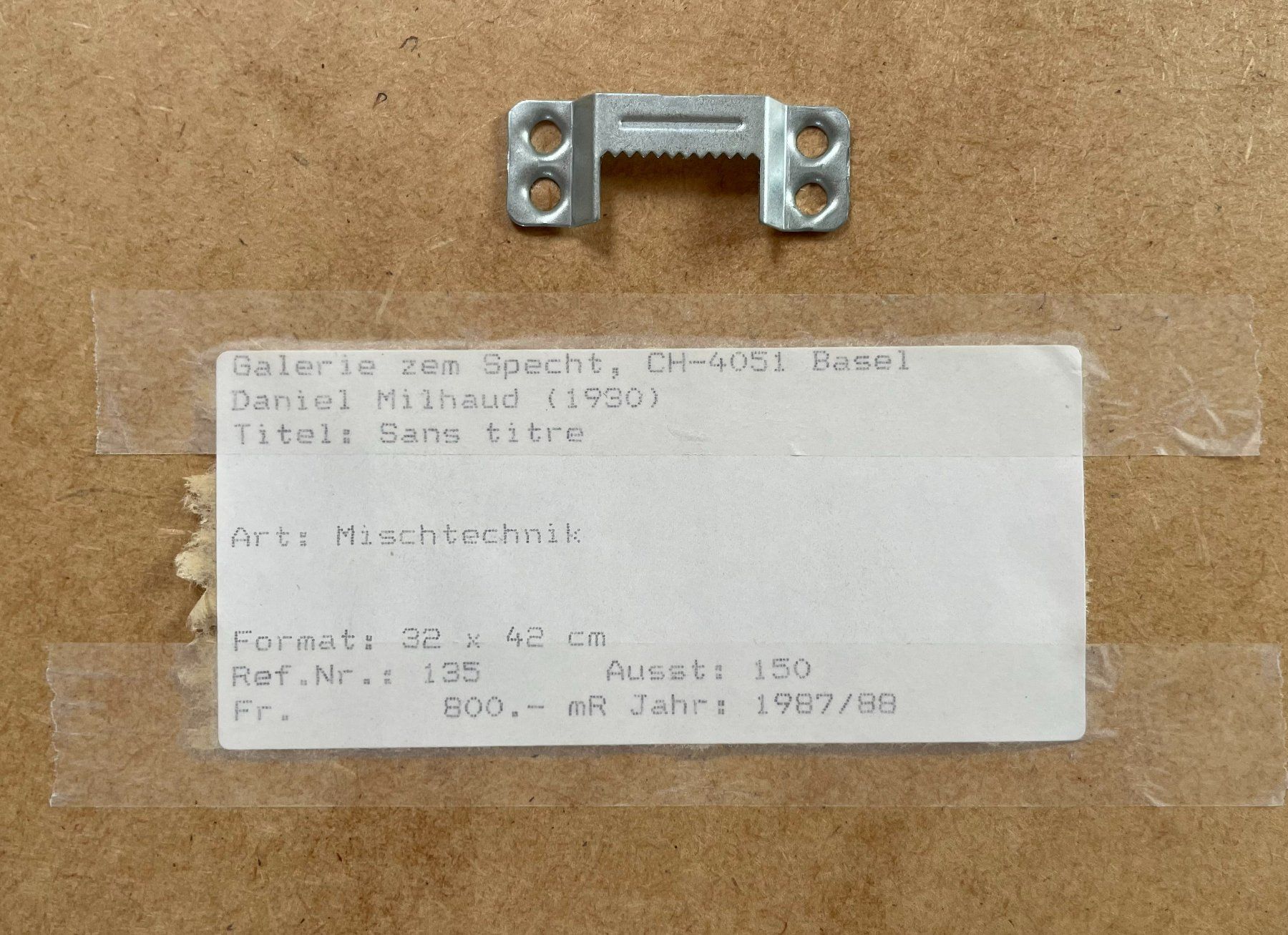 Dipinti: Daniel Milhaud "Figuren" 1988 Mischtechnik Unikat – Usato da Frenkendorf venduto da lia_t9jg 3