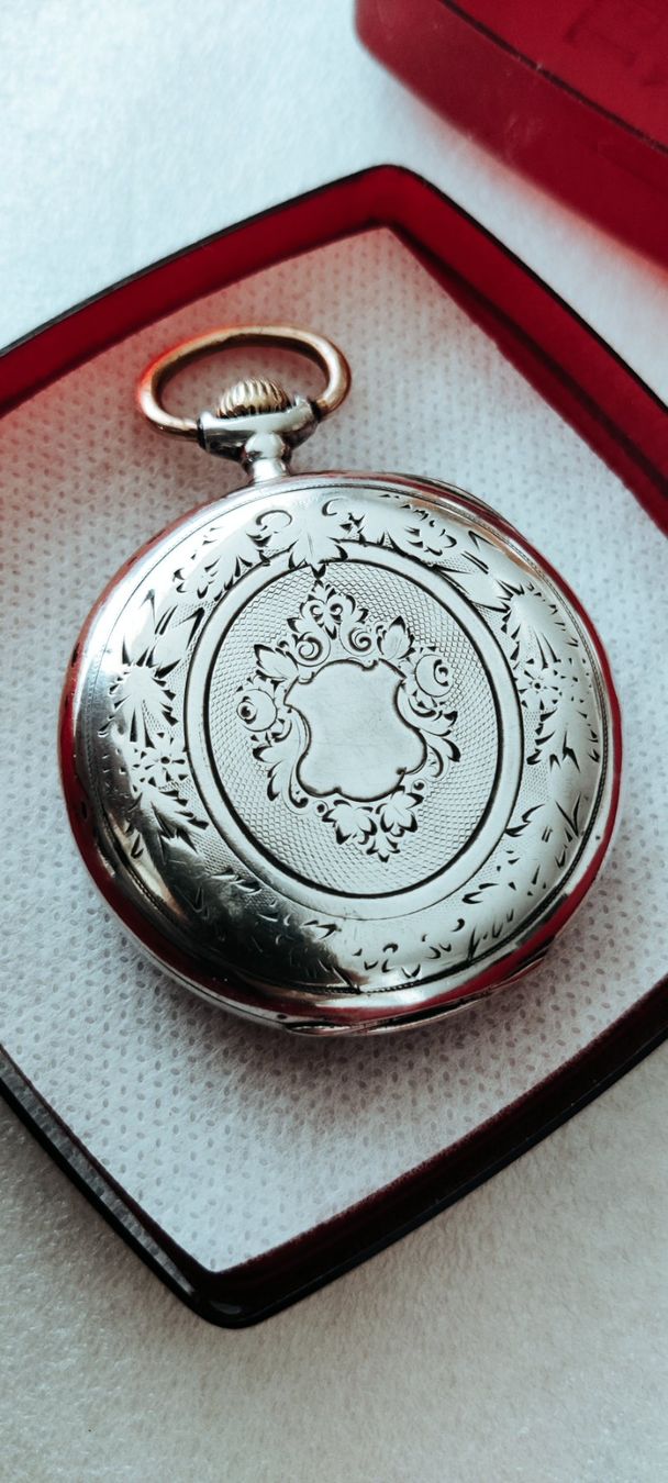 Orologi: Alt Longines Taschenuhr echt Silber 0.800 – Usato da Zürich venduto da sendbad 2