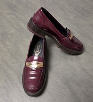 Tod's Damen Loafer Gr. 36.5 Bordeaux.