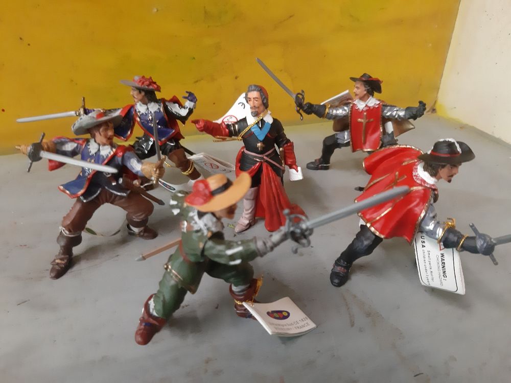 Mousquetaires et cardinal Mazarin,  Papo 2