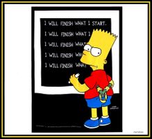 Fahne *Bart Simpson* - Nr. J-6005