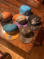 6 Snapback Caps verschiedene Marken one size neuwertig