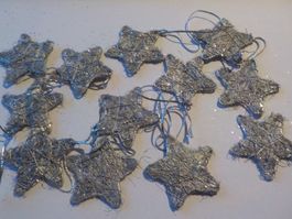 Weihnachtsbaumschmuck, Sterne, 12 Stück (1)