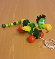 Holzspielzeug Dino zum ziehen