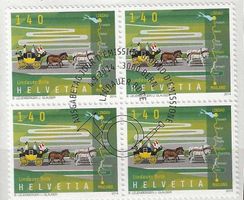 B1525 - Messager de Lindau B4 1er jour sur fragment
