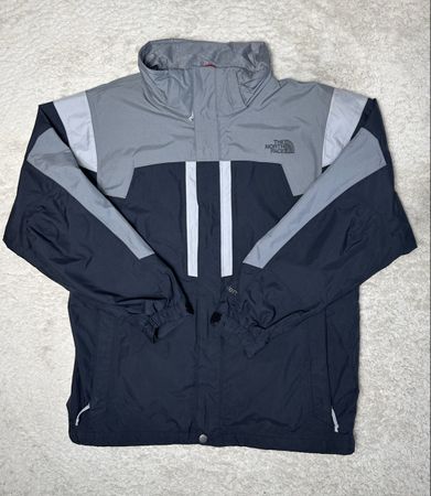 Veste The North Face HyVent vintage, taille XL, grise noire