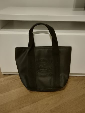 kleine Schwarze Lacoste Handtasche